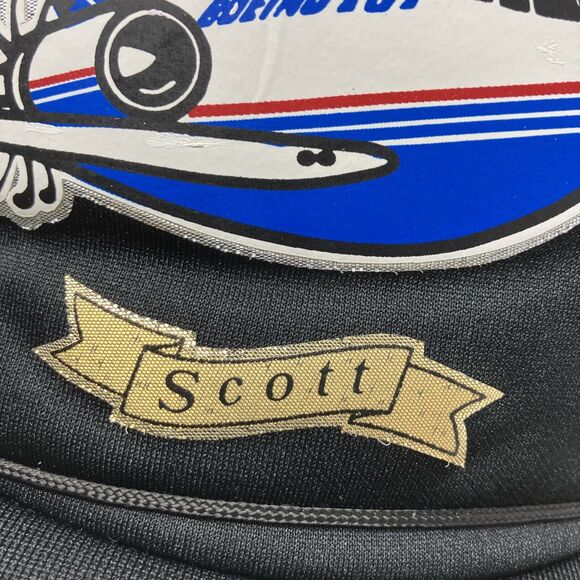 Vintage Boeing 7J7 Hat Cap Aviation Airplane Mesh Snapback RARE Failed Project - Picture 4 of 16